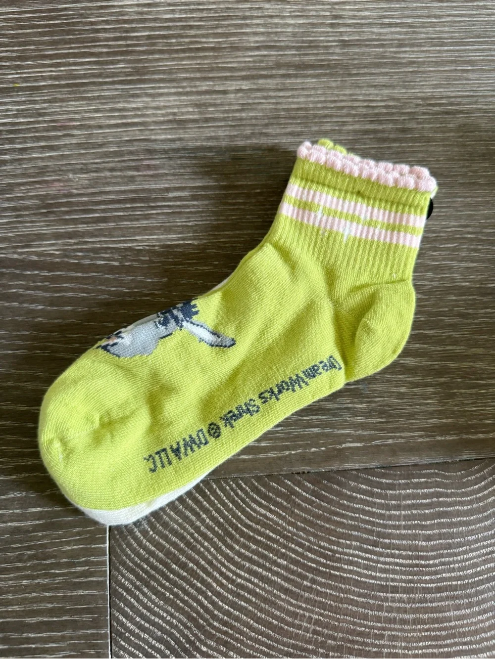 New 2 pairs of Shrek Crew Socks with Character Face and Lime Accents